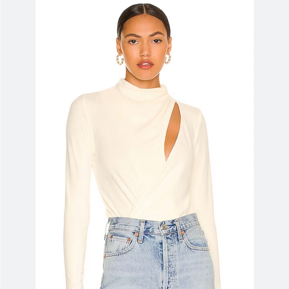ASTR the Label Cream Bodysuit